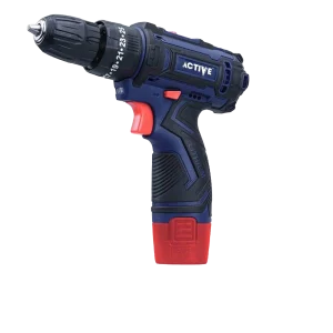 دریل پیچگوشتی چکشی شارژی 2 سرعته 12 ولت اکتیو مدل AC-3222BM