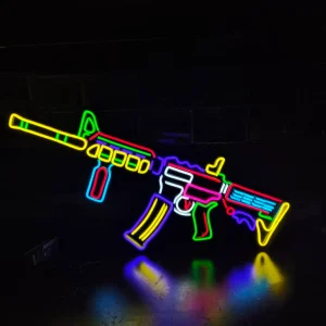 تابلو نئون گیمی طرح M4