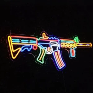 تابلو نئون گیمی طرح M4
